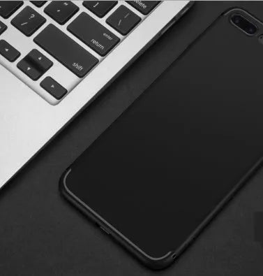 Flexible TPU silicone iPhone case in black, blue, red and white colours compatible with multiple iPhone models