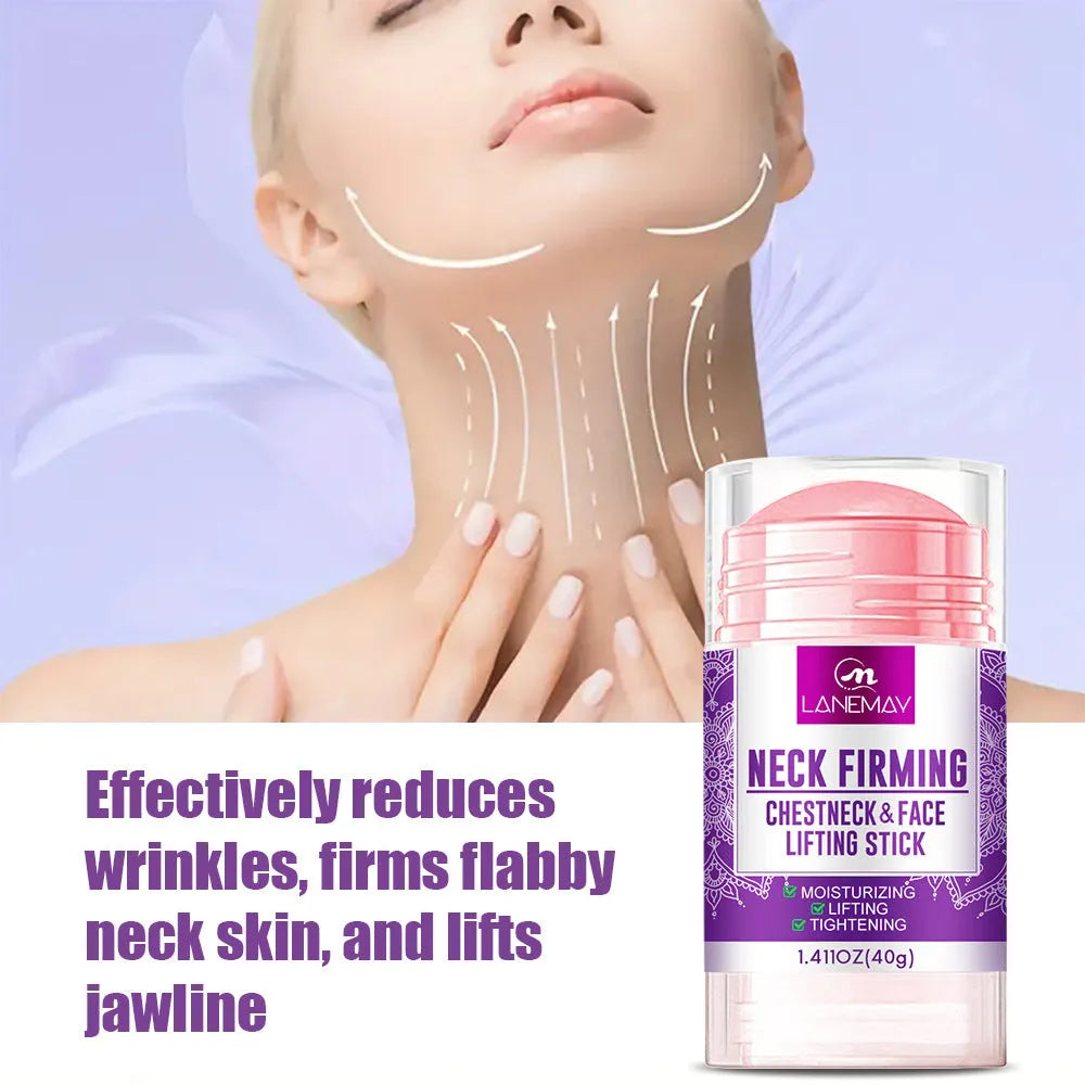 40g neck firming cream container with anti-wrinkle moisturising properties