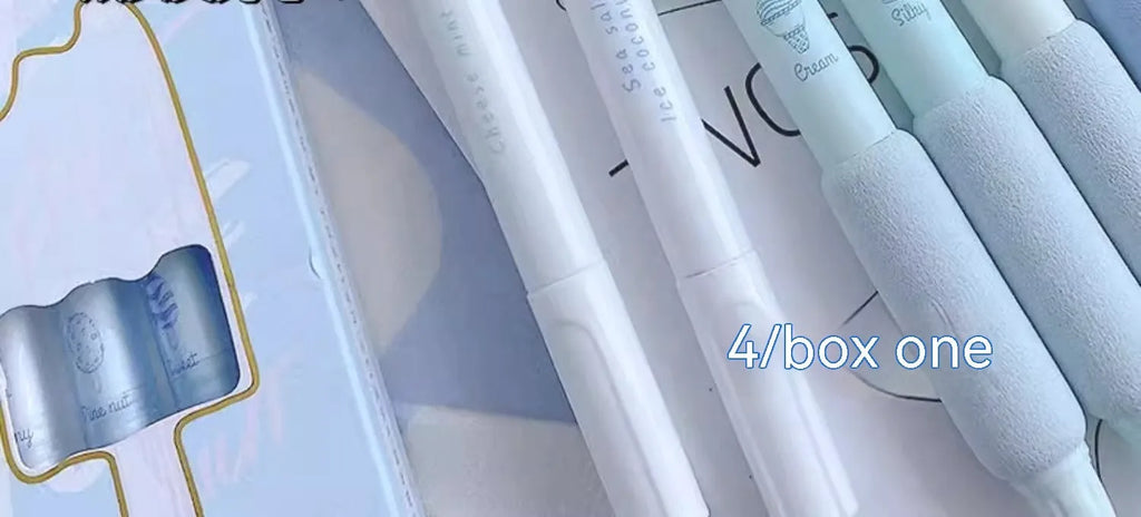 Double headed fluorescent pen with plastic shell for student calligraphy practice