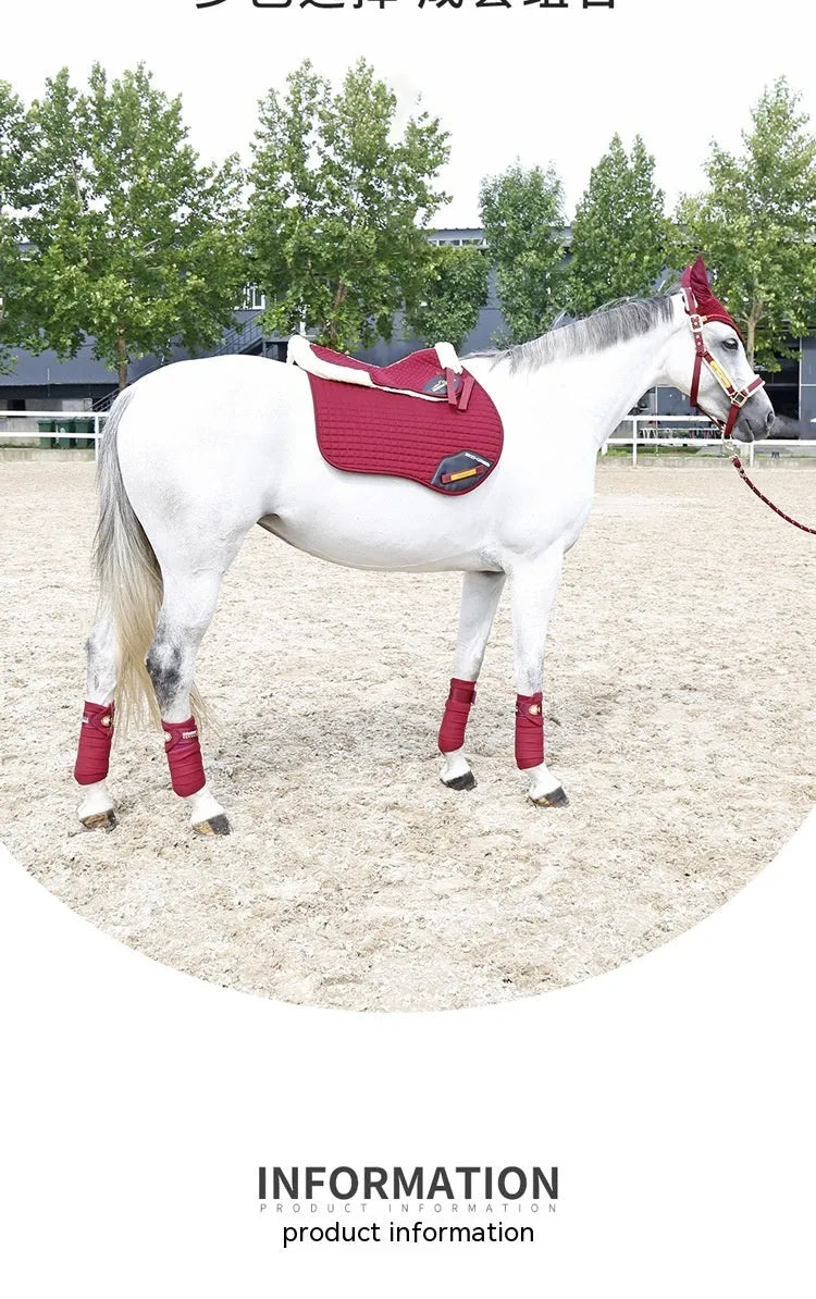 Riding shock absorption balance pad for waist protection in black, navy, white, or wine red