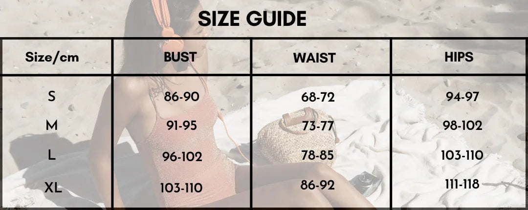 Women's vintage print deep V one-piece swimsuit with ruffles and matching wrap skirt on a mannequin
