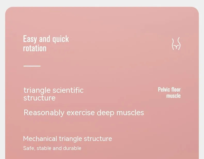 Gray pelvic floor muscle trainer with counting device and ABS spring foam construction