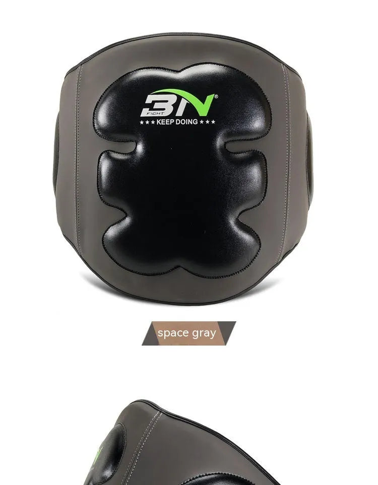 Sanda boxing breast protection target waist protective gear in dark grey or khaki colour
