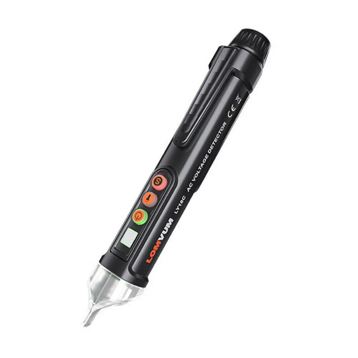 Intelligent checkpoint test pencil with black body and sensor tip for line detection