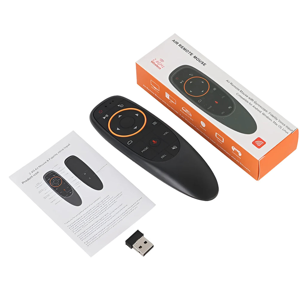 G10 G10S intelligent voice remote control with air mouse functionality and plastic shell