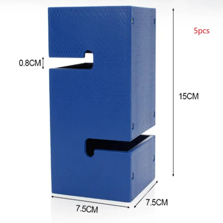 Outdoor team building equipment set with ABS plastic blocks, pull ropes, and connection frame