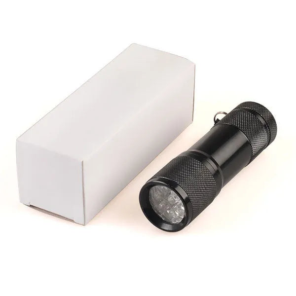 Black aluminium alloy smart vein locator with red LED lights for medical vein identification