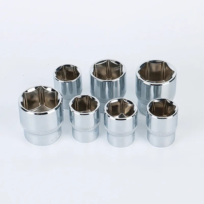 61-piece chrome vanadium steel auto repair socket set with metric tools for car maintenance