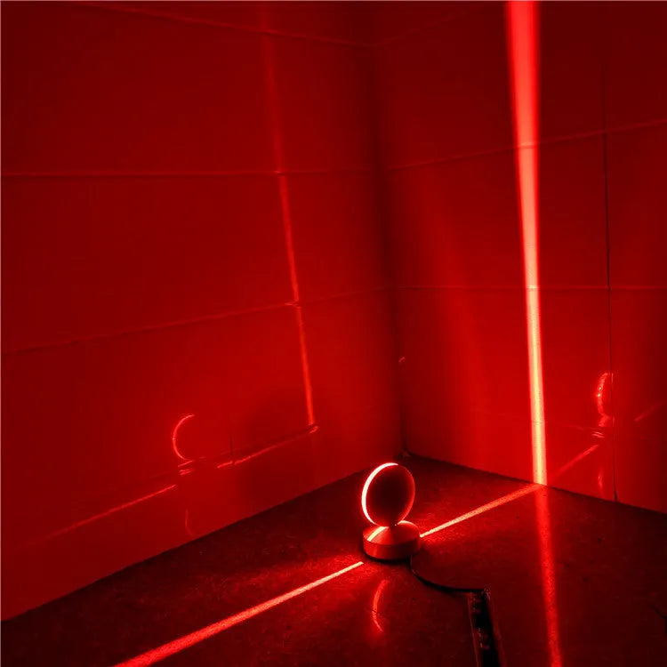 Modern aluminium bar-style LED wall spotlight lamp for corridors and commercial spaces