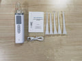 Milky white tonsil stone removal tool with oral cleaning extractor for dental calculus