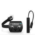 Black USB to HDMI screen mirroring dongle for mobile phones, measuring 52mm by 26mm.