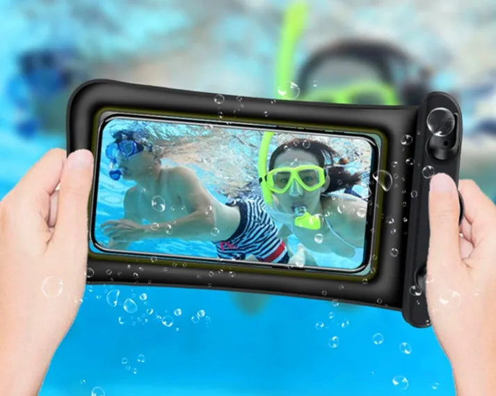 Waterproof phone pouch with 45cm rope in various colour options