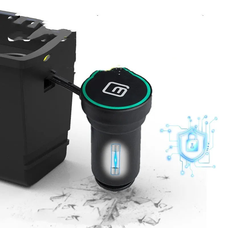 Volkswagen Lavida Polo Weiling car charger with QC3.0 fast charge and cigarette lighter connection