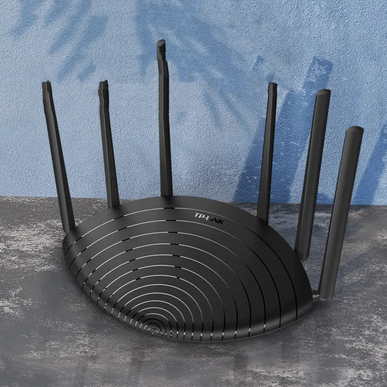 TL-WDR7661 Gigabit Edition AC1900 wireless home router on a desk