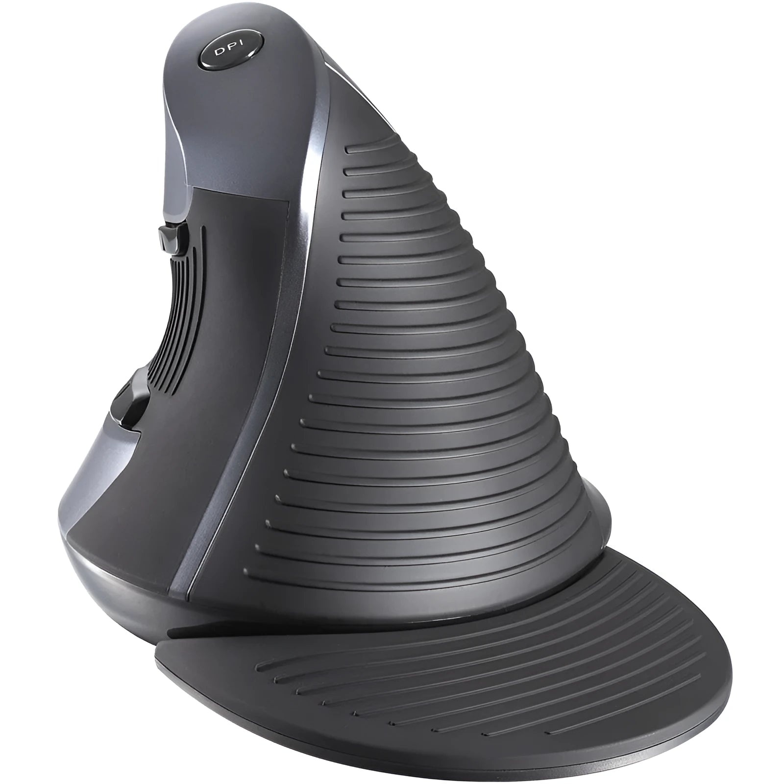 M618 wireless vertical ergonomic mouse in black or white with USB receiver