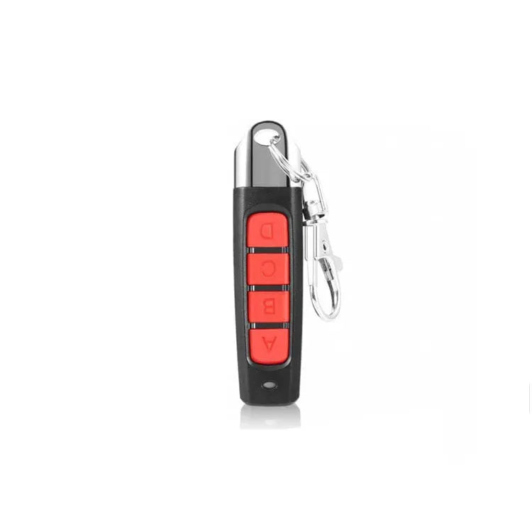 Rolling door remote control measuring 6.7cm with 433MHz frequency and four colour options