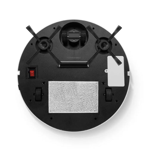 Automatic sweeping robot with 3000mAh battery collecting pet hair on hard floor
