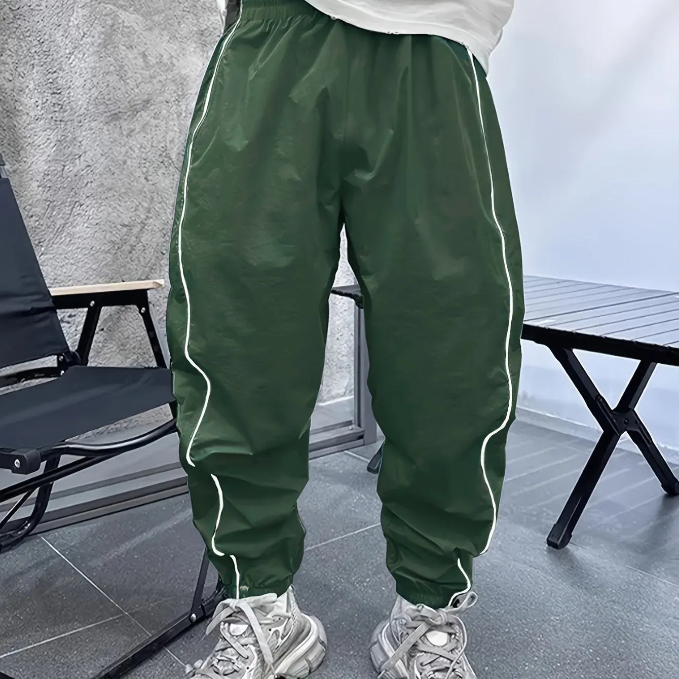 Men's loose fit bamboo fibre cropped sports trousers in multiple colour options
