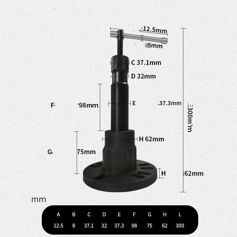 Chrome vanadium steel brake drum removal tool for electric tricycle and motorcycle maintenance