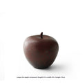 Retro Chinese ceramic apple ornament in large and small sizes for desktop decoration
