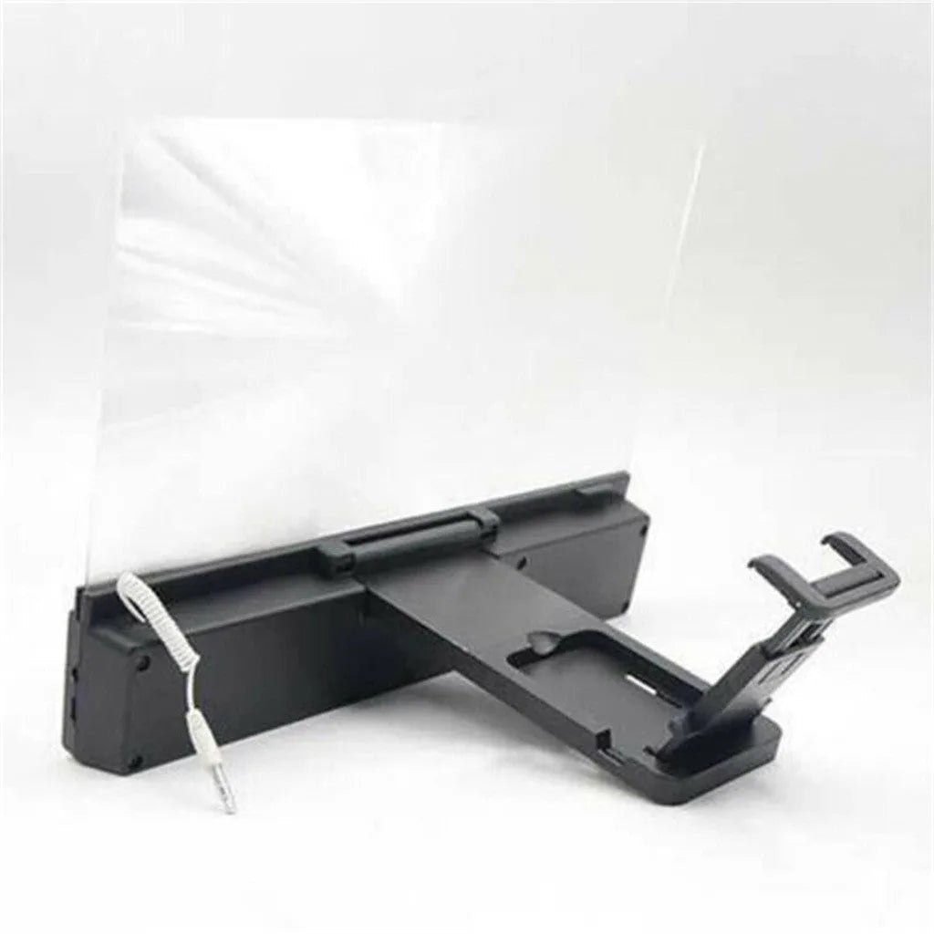 12-inch foldable mobile phone screen amplifier with flexible gooseneck and audio cable