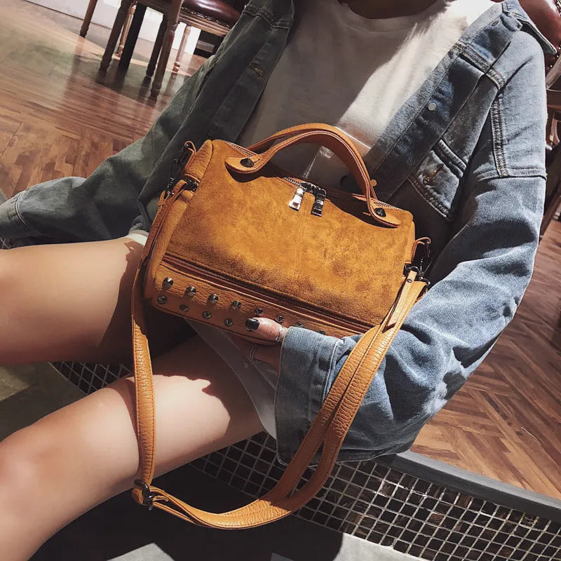 Soft PU leather women's tote shoulder bag in black, brown, or grey colour, showing large capacity and shoulder straps.