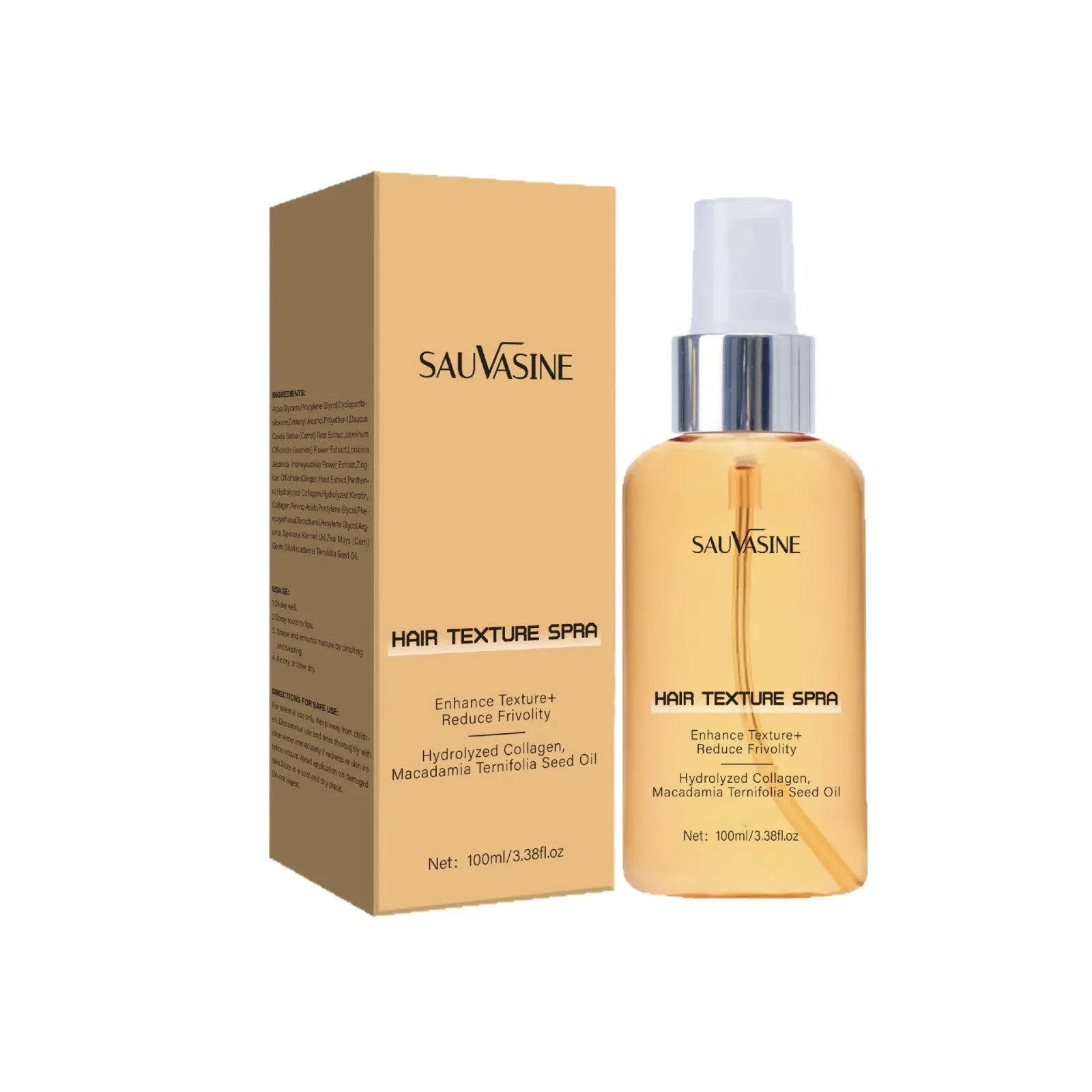 SWX-248 100ml scalp care spray bottle with spray nozzle for frizz reduction and moisturising.