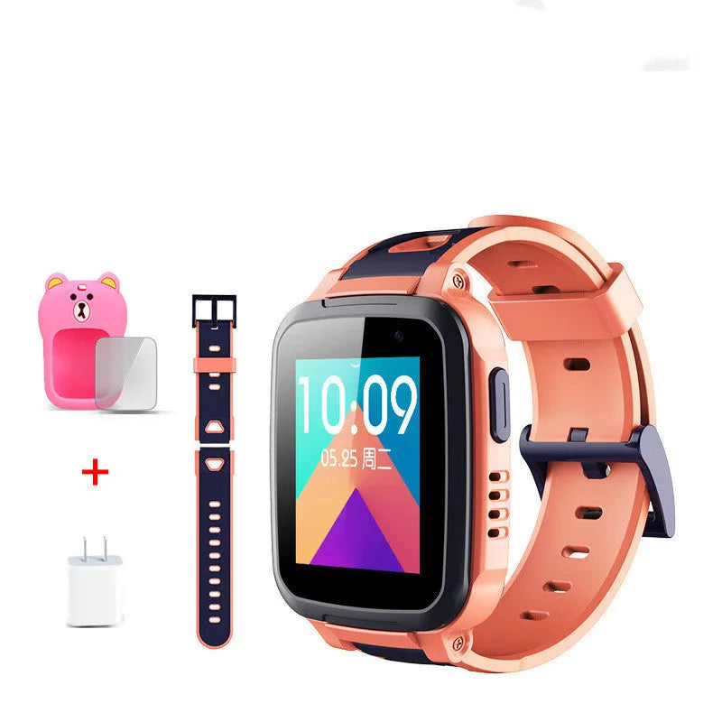 Blue 360 SE5 children's waterproof smartwatch with stainless steel band on a wrist