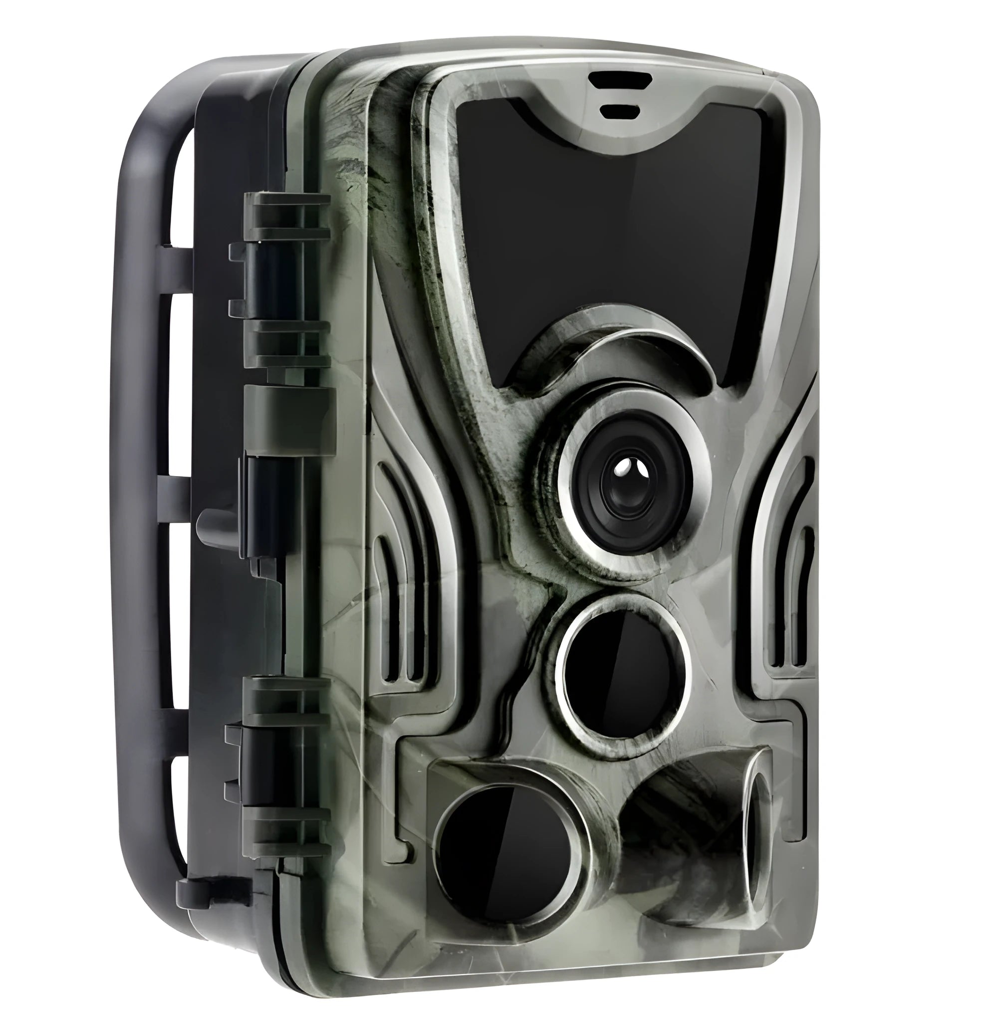 Green cellular trail camera for hunting with 16MP sensor and night vision LEDs