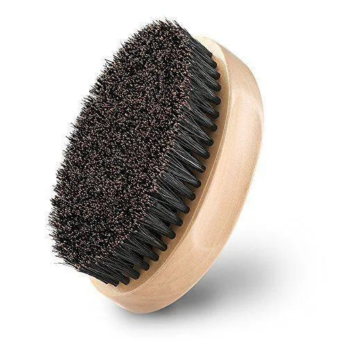Natural boar beard brush with 1.8cm boar bristles, 11.3 by 6 by 3.3cm