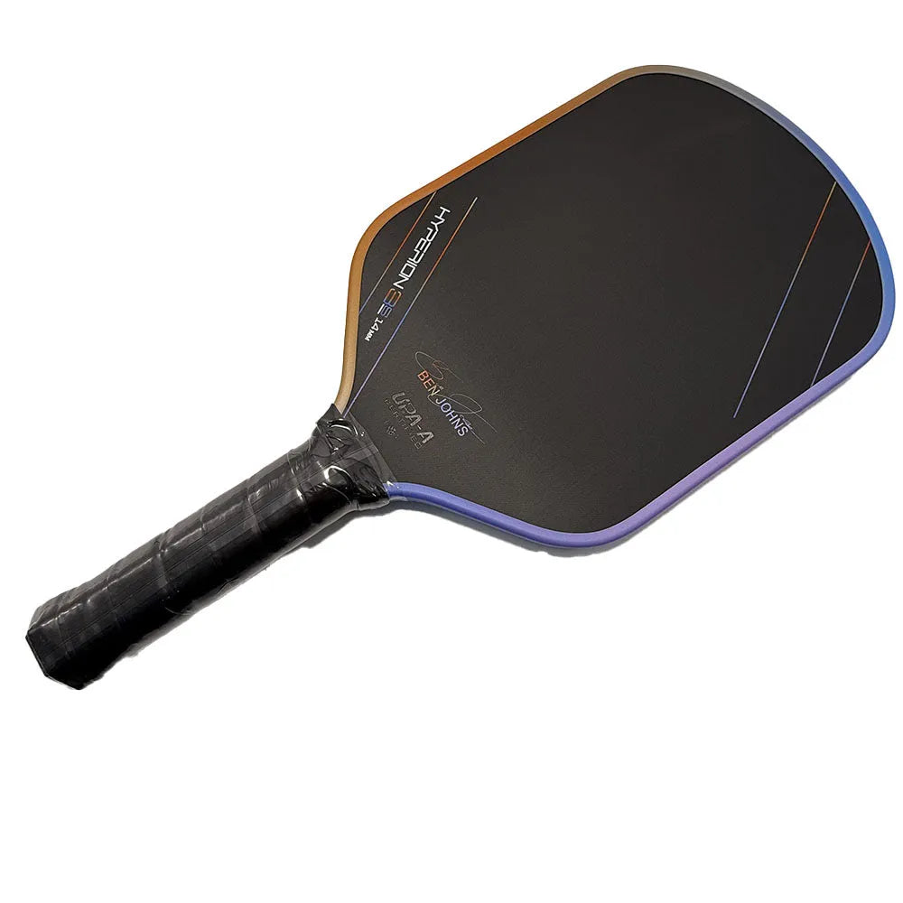 Aurora Multicolor Hyperion 3s carbon fibre pickleball racket with Teflon finish and multicolour design
