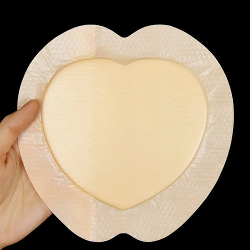 Skin colour silicone gel foam bedsore dressing sticker for pressure sore prevention