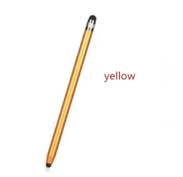 Metal two-in-one touch screen pen for tablets and smartphones in multiple colour options
