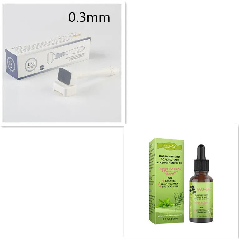 59ml bottle of Rosemary Mint Hair Growth Fluid for scalp massage and hair care