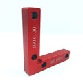 Aluminium alloy woodworking right angle positioning block with scale markings