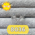 Oval denier ring with 6*8 mm stone in electroplated copper featuring Korean style five-pointed star design