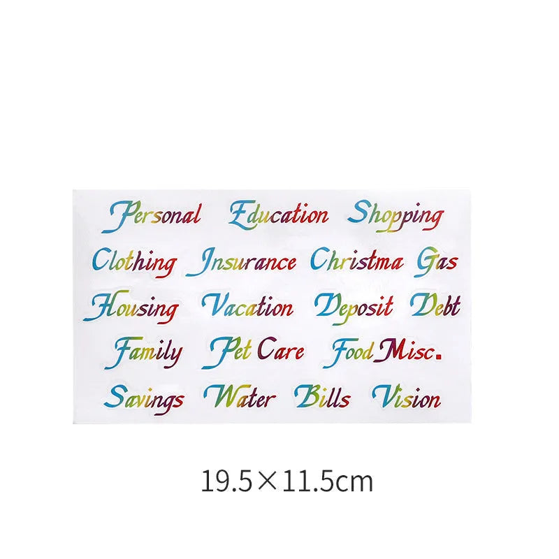 Assorted adhesive stickers and sticky notes showing grid formats and colourful designs with A6 ruler versions