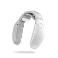 Red and white intelligent cervical massager with three contact points and computer control display