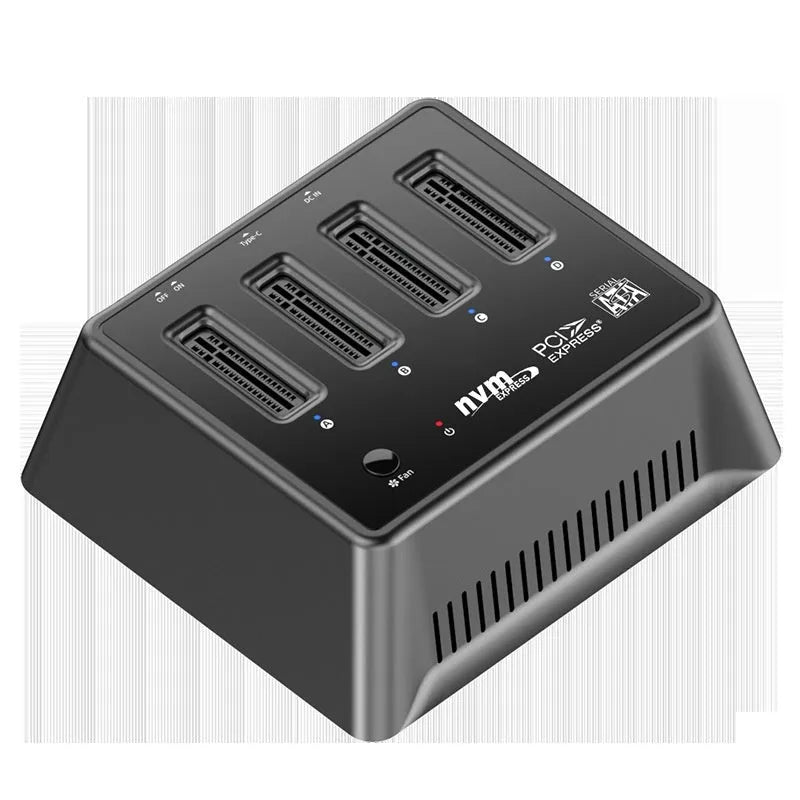 Aluminium M2 dual protocol SSD enclosure base with European standard K30174P2 colour finish