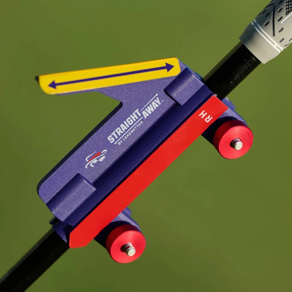 Golf swing plane simulator trainer in plastic construction with logo or plain colour options
