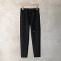 Boys slim straight wool trousers with tapered cut in black, white, dark grey or light grey