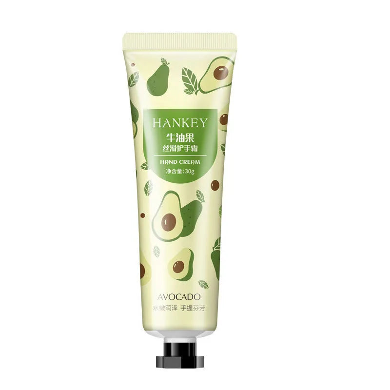 30g tube of fruit scented hand cream for moisturising dry skin.