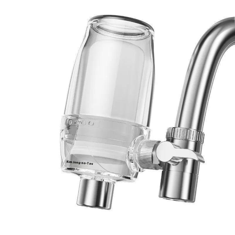 Ceramic faucet water filter element for direct drinking water purification