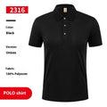 Ice silk short sleeve polo shirt pullover in six colours, shown with a polo collar and designed for logo application.