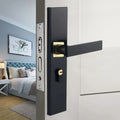 Aluminium split magnetic door lock handle for timber doors with multiple specification options