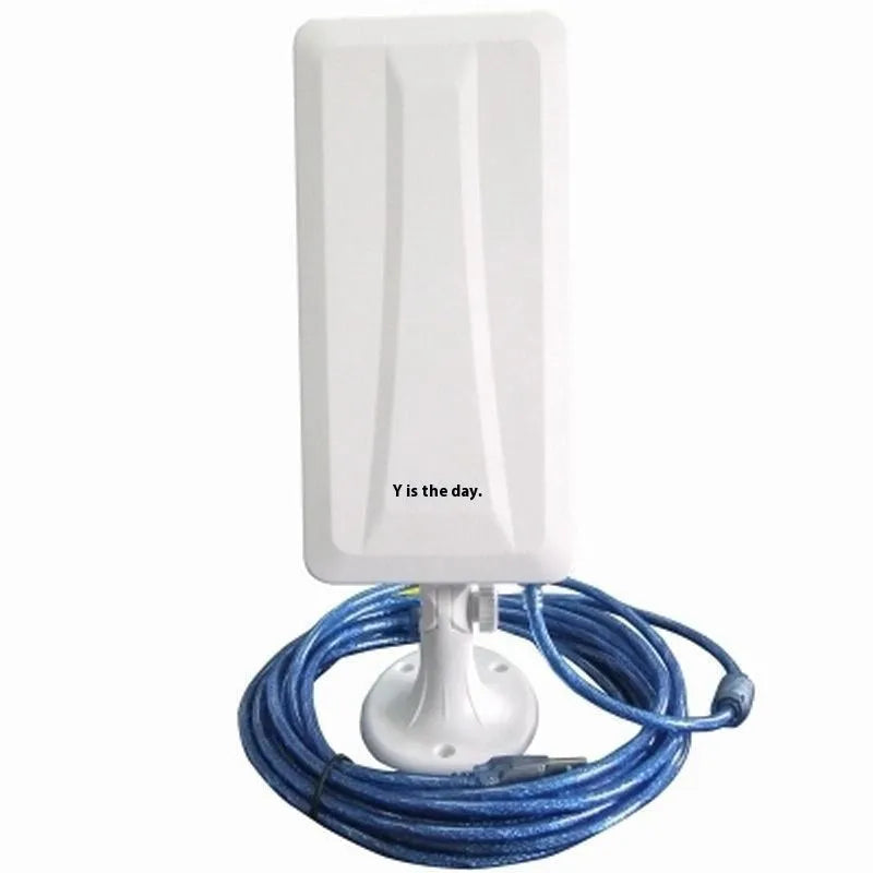 White high power USB wireless network card with Type USB connector