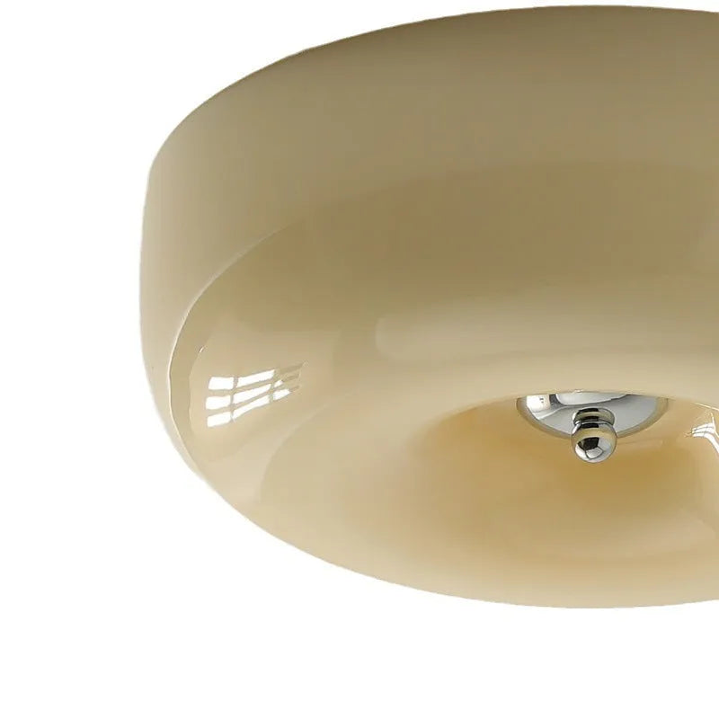 Cream style American design ceiling light with three-colour light, available in 30cm and 40cm diameters