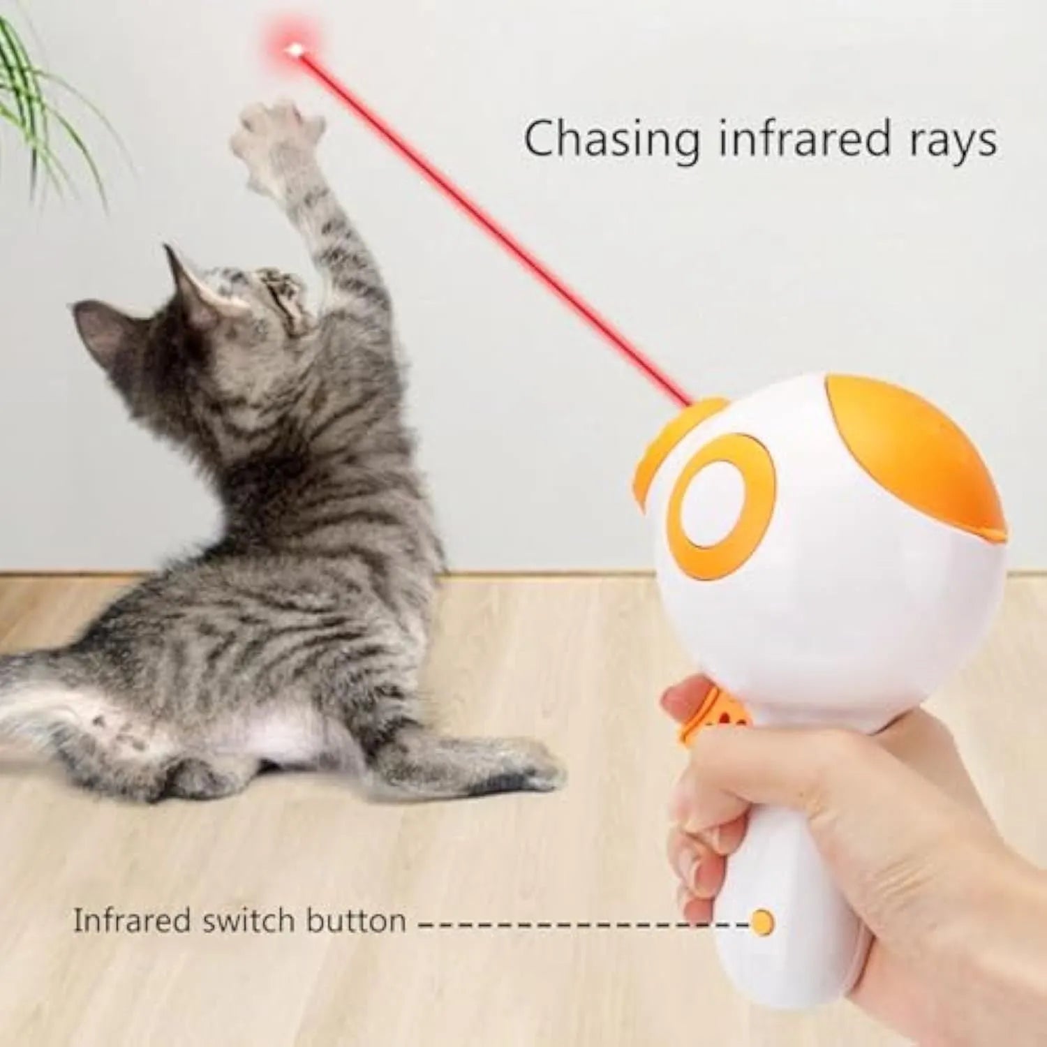 Green orange pink dog treat launcher toy food dispenser for training and interactive pet play