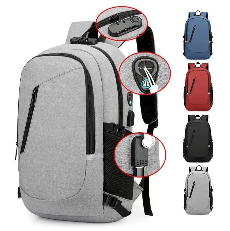 Oxford cloth computer backpack in multiple colours with 20-35L capacity for leisure travel