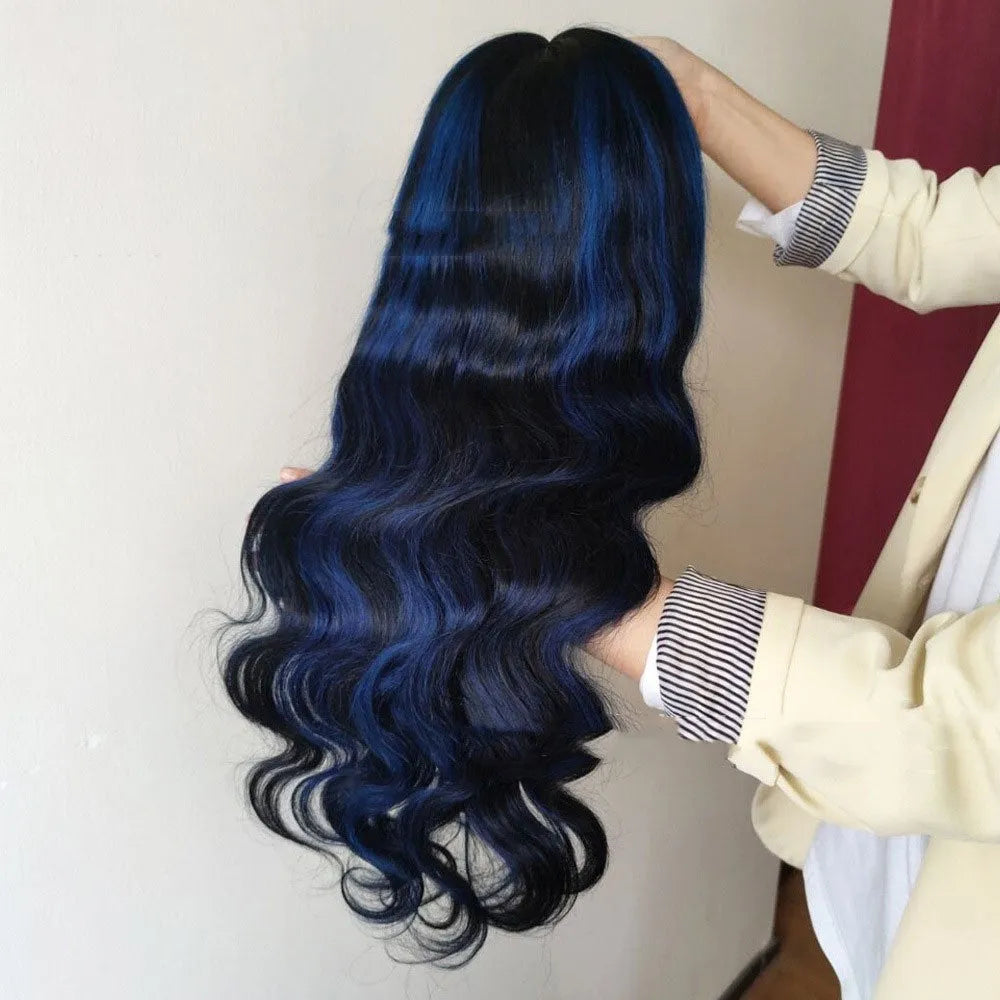 4x4 lace front human hair wig with double-layer lace mechanism in star fashion style